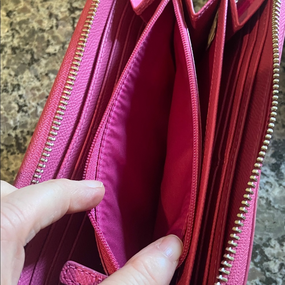 Coach Bow Zip Around long wallet - Picture 9 of 14